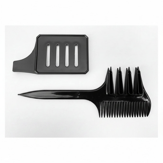 Strähnenkamm mit Schablone schwarz-ZUBEHÖR-Efalock-TipTopPreis GmbH