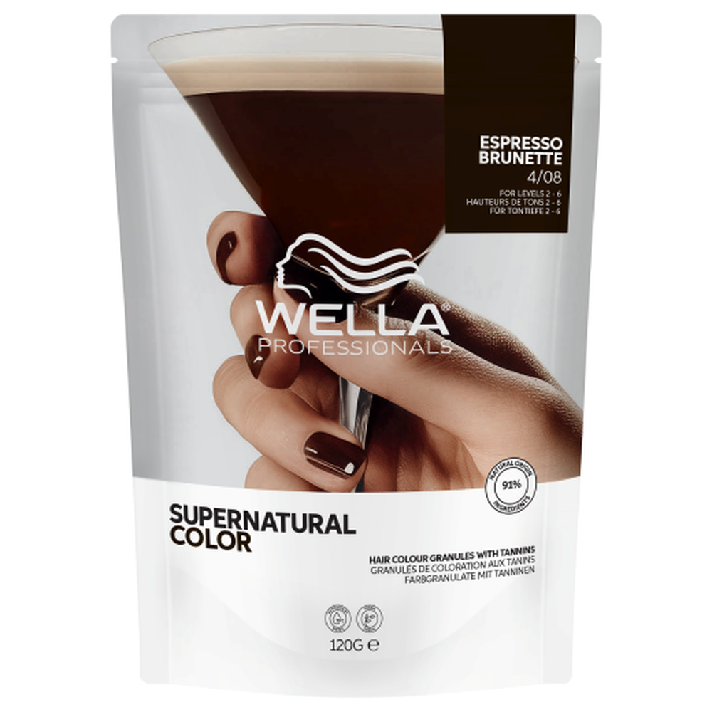 Supernatural 120g-FARBEN-Wella-4/08 espresso brunette-TipTopPreis GmbH