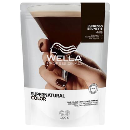 Supernatural 120g-FARBEN-Wella-4/08 espresso brunette-TipTopPreis GmbH