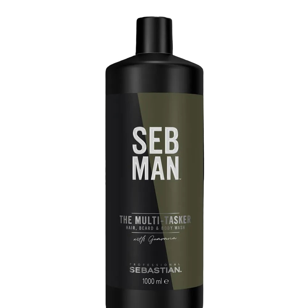 The Multitasker 3in1 Hair, Beard & Body Shampoo-PFLEGE-SEBASTIAN-1000ml-TipTopPreis GmbH