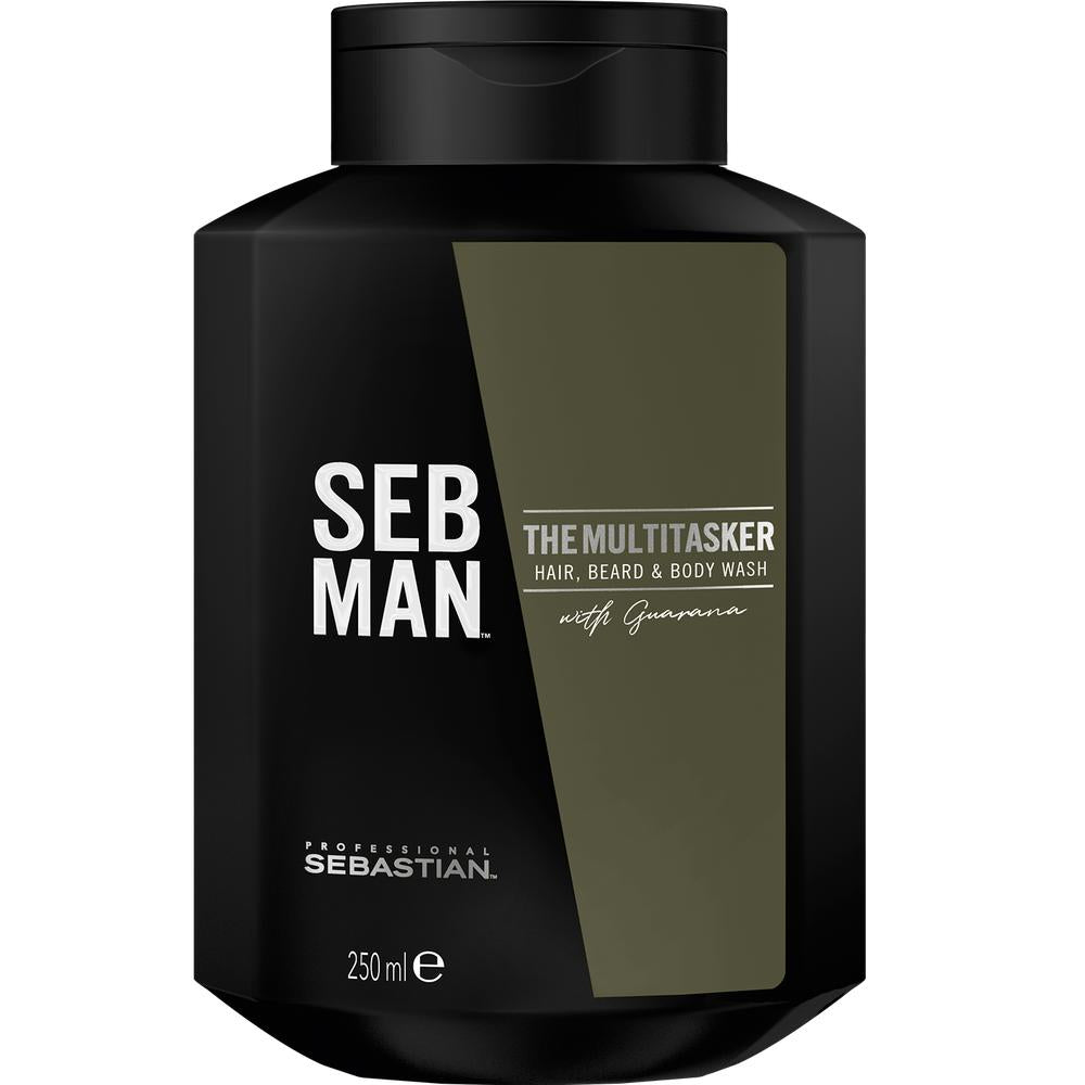 The Multitasker 3in1 Hair, Beard & Body Shampoo-PFLEGE-SEBASTIAN-250ml-TipTopPreis GmbH
