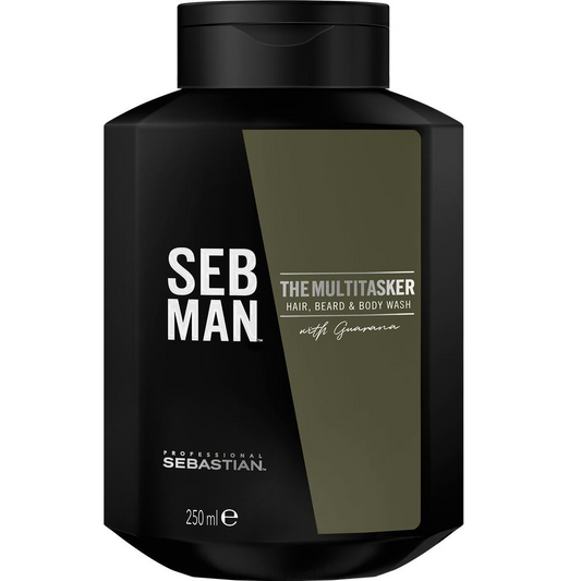 The Multitasker 3in1 Hair, Beard & Body Shampoo-PFLEGE-SEBASTIAN-250ml-TipTopPreis GmbH