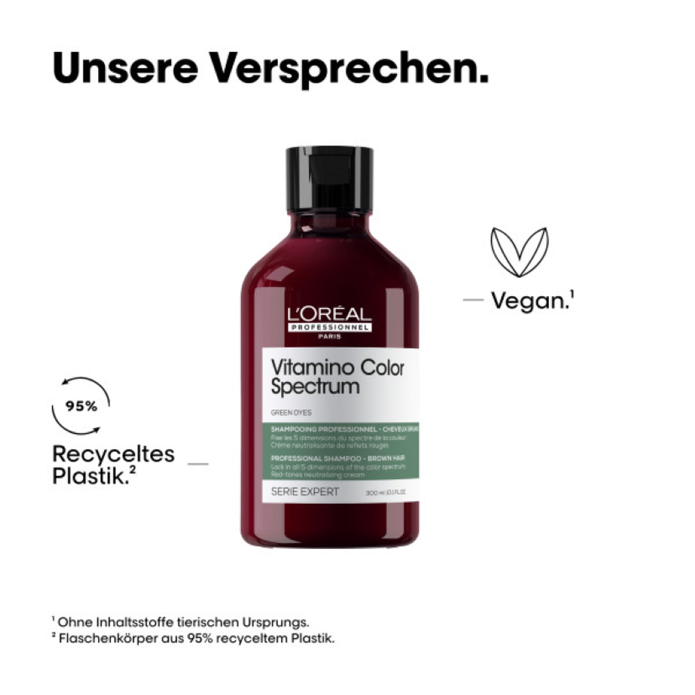 Vitamino Color Spectrum Green Dyes Neutr. Shampoo 300ml-PFLEGE-L'Oréal-TipTopPreis GmbH