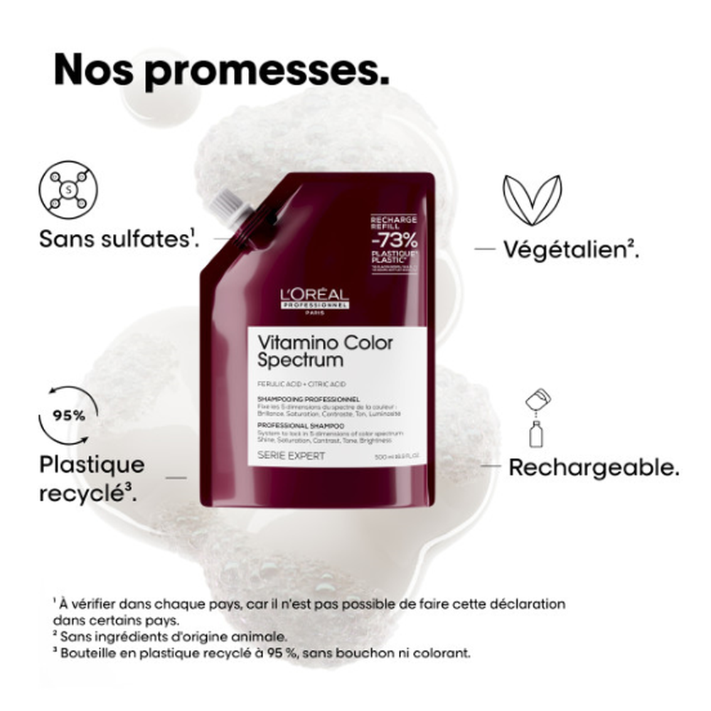 Vitamino Color Spectrum Shampoo Refill-PFLEGE-L'Oréal-500ml-TipTopPreis GmbH