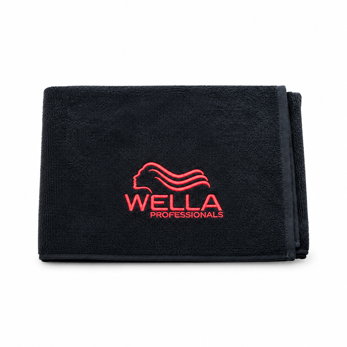 Wella Professionals Handtuch Schwarz aus Baumwolle – 90 × 102 cm