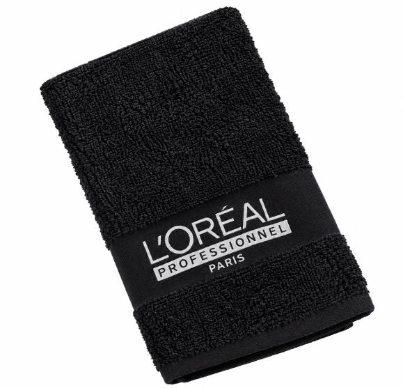 Loreal Professionnel Handtücher Schwarz 49 × 83 cm – 6er-Pack