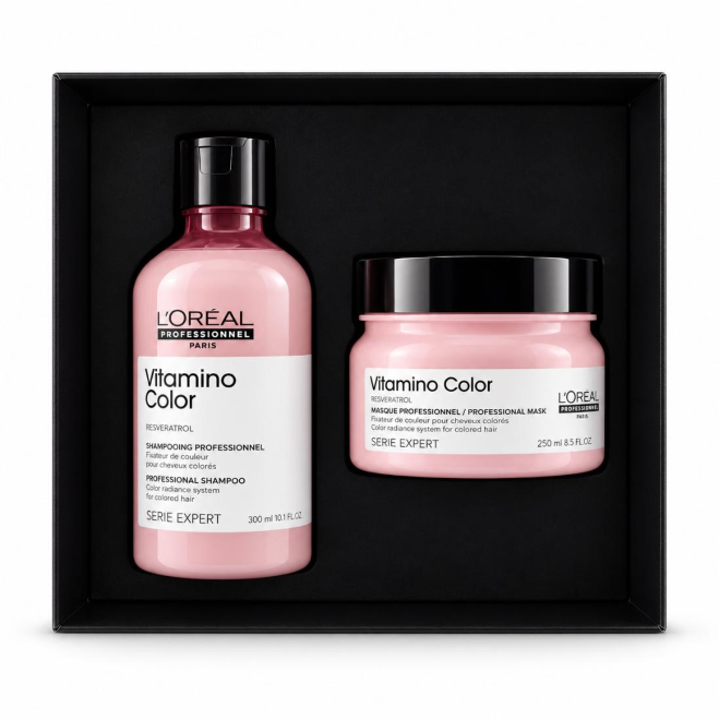Loreal Professionnel Serie Expert Vitamino Color Set – Shampoo 300 ml + Maske 250 ml