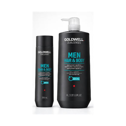 Goldwell Dualsenses Men Hair & Body Shampoo – 2-in-1 Shampoo & Duschgel für Männer
