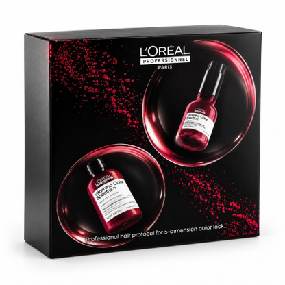 Loreal Professionnel Vitamino Color Spectrum Set – Shampoo 300 ml + Glass Shine Serum 50 ml