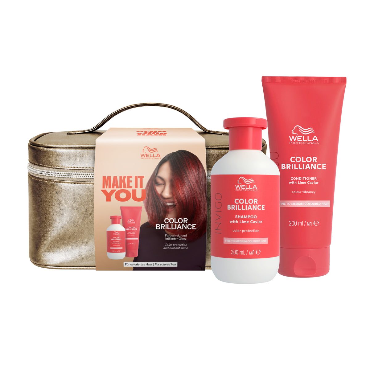 Wella Professional Invigo Color Brilliance Pouch-Set 26/27 DACH 500 ml